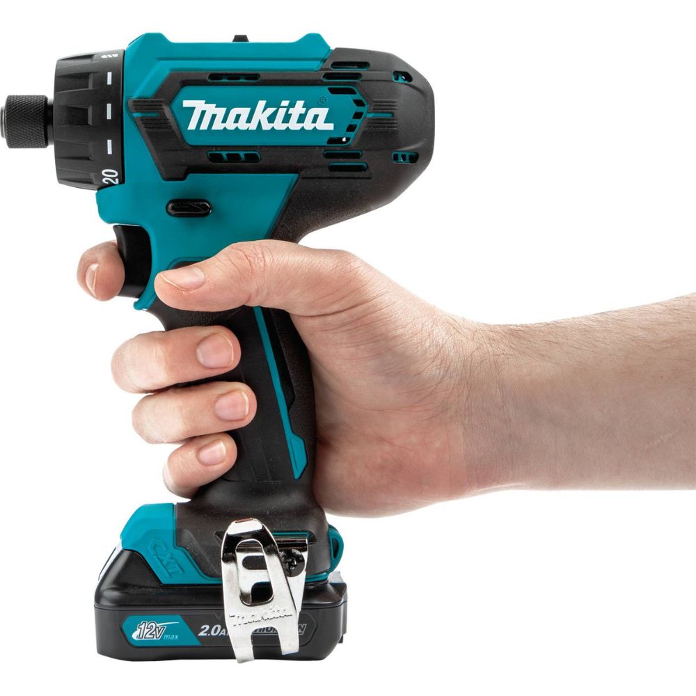 Makita FD10R1 12V Max CXT Lithium-Ion 1/4 In. Hex Driver-Drill Kit(2.0Ah) - 7