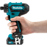 Makita FD10R1 12V Max CXT Lithium-Ion 1/4 In. Hex Driver-Drill Kit(2.0Ah) - 7