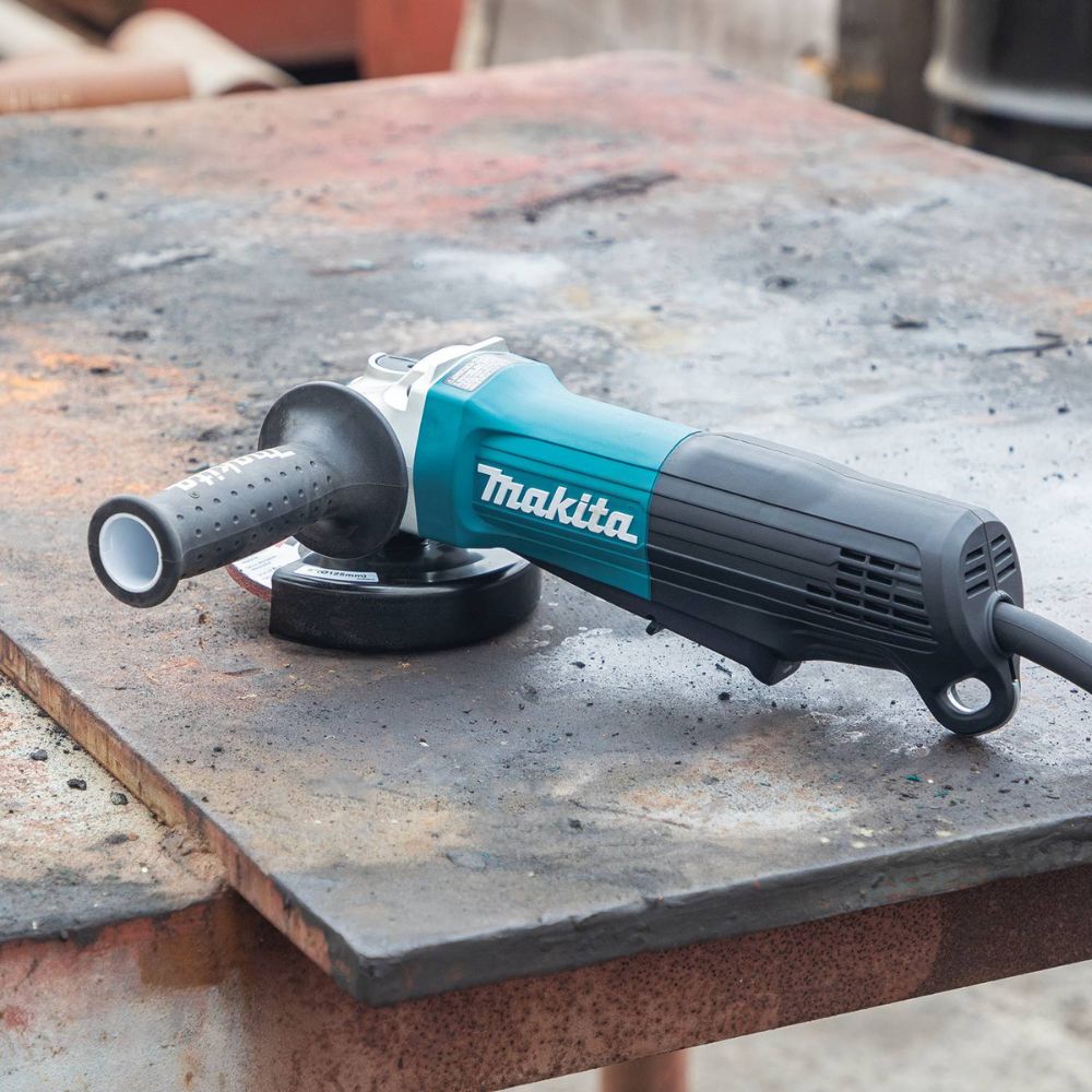 Makita GA4553R 4-1/2" Paddle Switch Angle Grinder, 11 AMP, 11,000 RPM, 5/8" -11, lock-off, no lock-on - 16