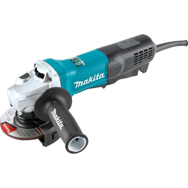 Makita GA4595 4-1/2" SJS II High-Power Angle Grinder, Paddle Switch