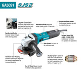 Makita GA5091 5" SJS II High-Power Angle Grinder w/ Brake - 2