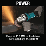 Makita GA5092 5" SJS II High-Power Angle Grinder - 8