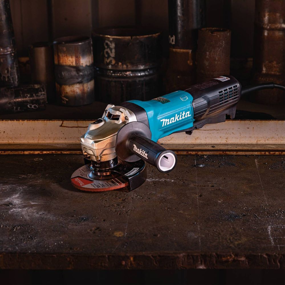 Makita GA5093 5" SJS II High-Power Angle Grinder, Paddle Switch, w/Brake - 12