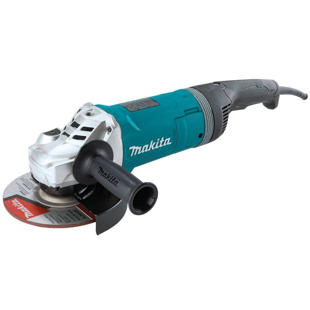 Makita GA7080 7" Angle Grinder, with Rotatable Handle, and Lock-On Switch