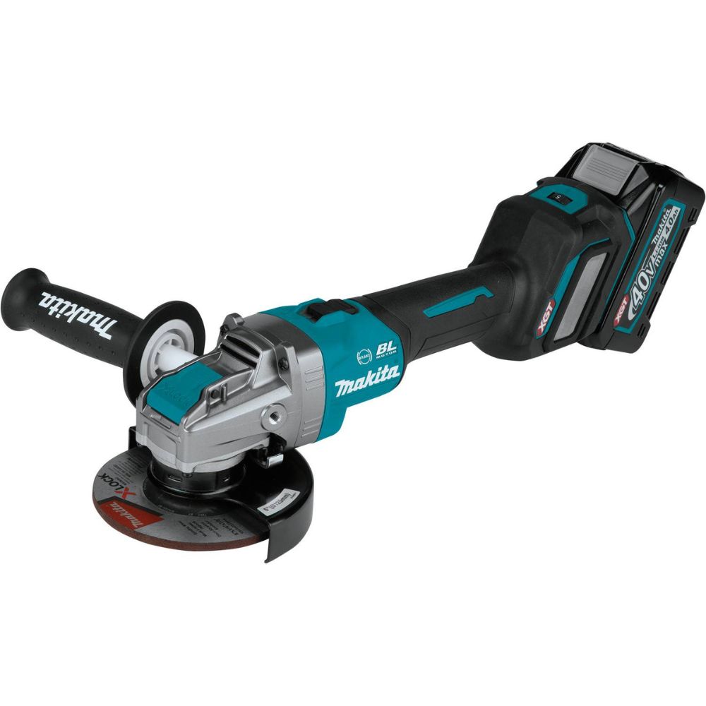 Makita GAG11M1 40V max XGT Brushless Cordless 4-1/2" / 5" X-LOCK Angle Grinder Kit, with Electric Brake, AWS Capable (4.0Ah) - 3