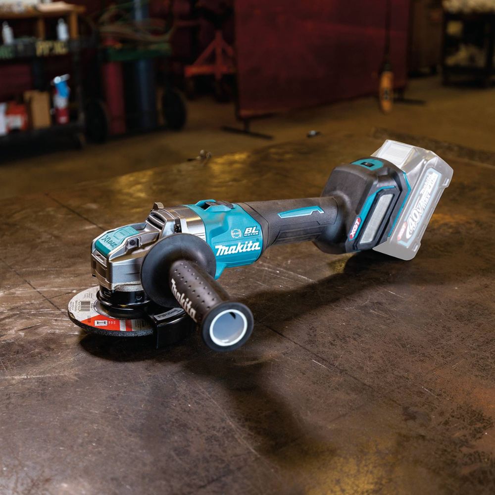 Makita GAG11Z 40V max XGT Brushless Cordless 4-1/2" / 5" X-LOCK Angle Grinder, with Electric Brake, AWS Capable, Tool Only - 10