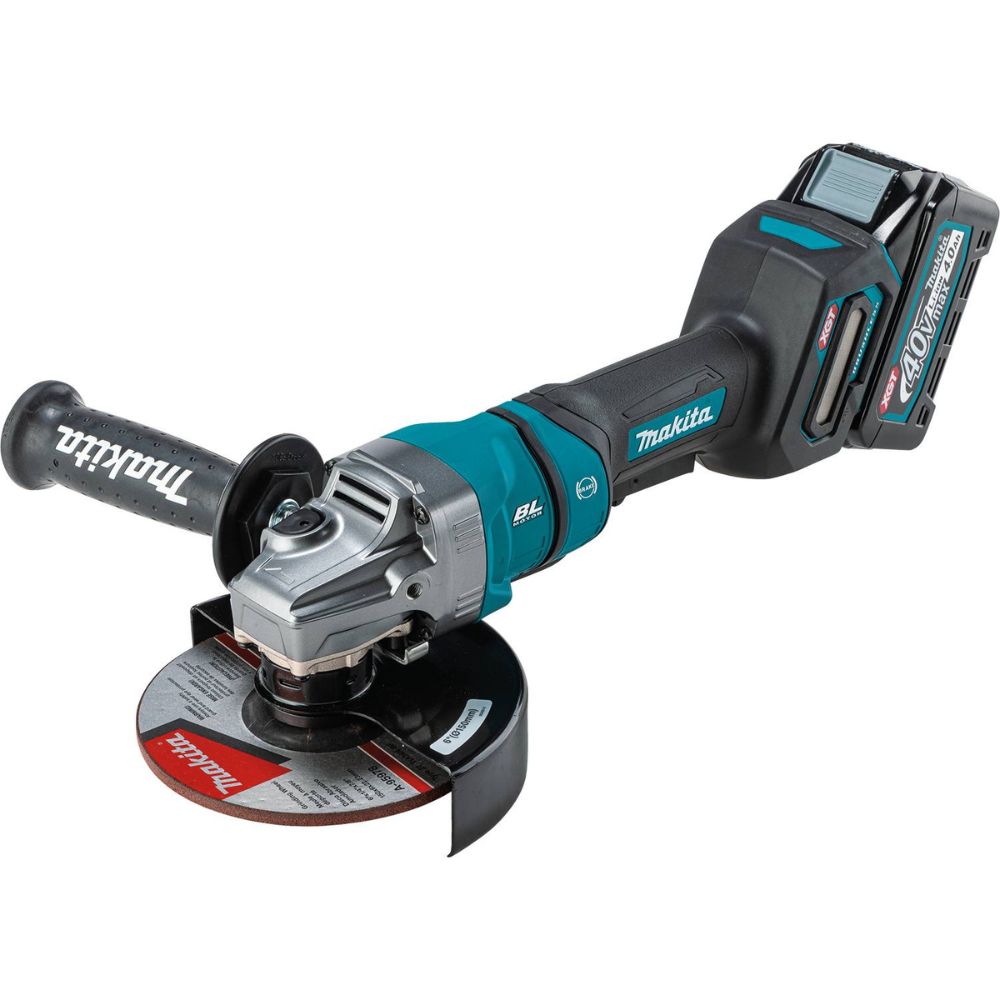 Makita GAG14M1 40V max XGT Brushless Cordless 4-1/2" / 6" Paddle Switch Angle Grinder Kit, with Electric Brake (4.0Ah) - 3