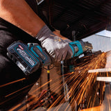 Makita GAG14M1 40V max XGT Brushless Cordless 4-1/2" / 6" Paddle Switch Angle Grinder Kit, with Electric Brake (4.0Ah) - 12