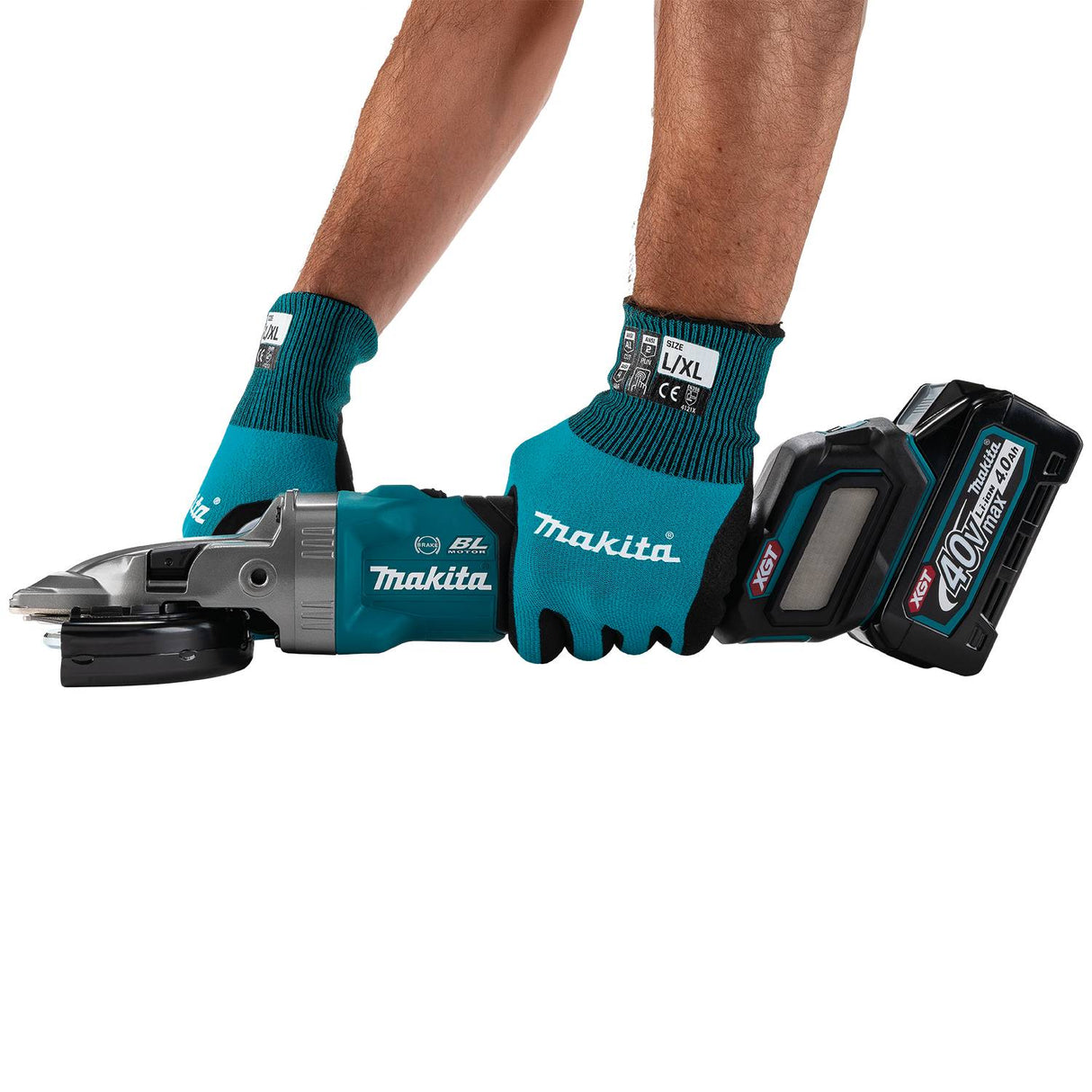 Makita GAG15Z 40V max XGT Brushless Cordless 5" Slide Switch Flathead Grinder Variable Speed with Electric Brake (Tool Only) - 5