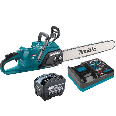 Makita GCU08E 40V Max XGT Brushless Cordless 20" Chain Saw Kit with High Power Battery (8.0Ah)