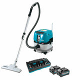 Makita GCV01PM 40V max XGT Brushless Cordless 2.1 Gallon Wet/Dry Dust Extractor/Vacuum Kit (4.0Ah)