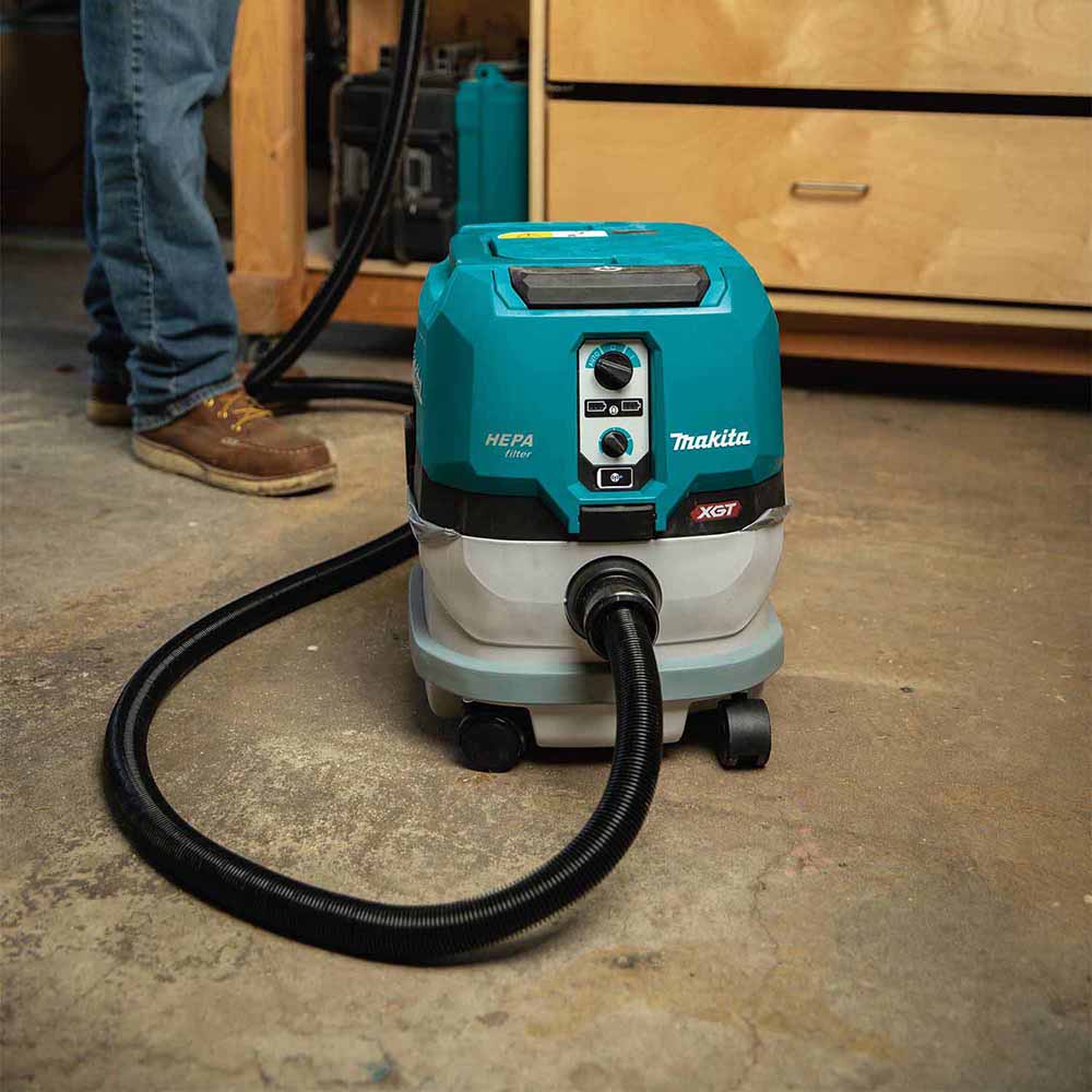 Makita GCV02ZU 40V max XGT Brushless Cordless 2.1 Gallon HEPA Filter Dry Dust Extractor, AWS, Tool Only - 6