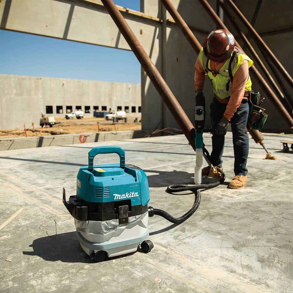 Makita GCV02ZX 40V max XGT Brushless Cordless 2.1 Gallon HEPA Filter Dry Dust Extractor, AWS Capable, Tool Only - 10