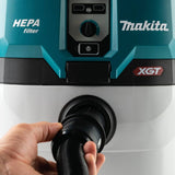 Makita GCV04PMUX 40V max XGT Brushless Cordless 4 Gallon HEPA Filter Dry Dust Extractor Kit, AWS (4.0Ah) - 14
