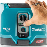 Makita GCV04ZUX 40V max XGT Brushless Cordless 4 Gallon HEPA Filter Dry Dust Extractor, AWS, Tool Only - 11