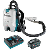 Makita GCV05T1X 40V max XGT Brushless Cordless 2 Quart HEPA Filter Backpack Dry Vacuum Kit (5.0Ah)
