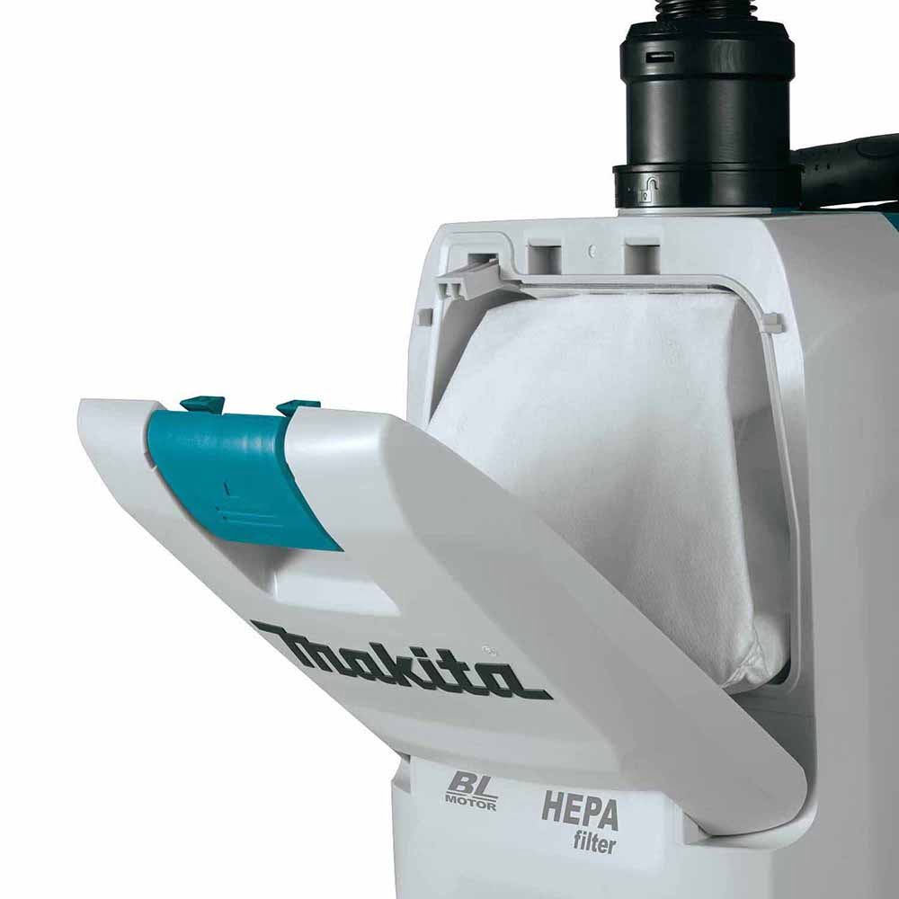 Makita GCV05T1X 40V max XGT Brushless Cordless 2 Quart HEPA Filter Backpack Dry Vacuum Kit (5.0Ah) - 3
