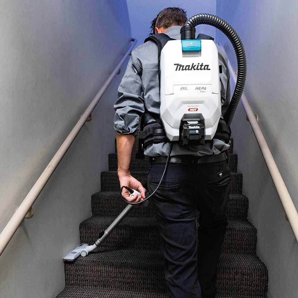 Makita GCV05T1X 40V max XGT Brushless Cordless 2 Quart HEPA Filter Backpack Dry Vacuum Kit (5.0Ah) - 10