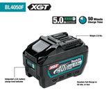 Makita GCV06T1 40V max XGT Brushless Cordless 1/2 Gallon HEPA Filter Backpack Dry Dust Extractor Kit, AWS Capable, with one battery (5.0Ah) - 4