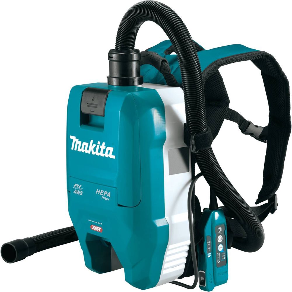 Makita GCV06T1 40V max XGT Brushless Cordless 1/2 Gallon HEPA Filter Backpack Dry Dust Extractor Kit, AWS Capable, with one battery (5.0Ah) - 6