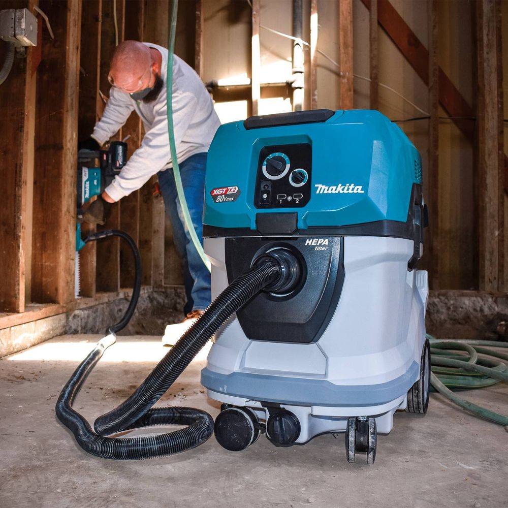 Makita GCV07ZU 80V max (40V max X2) XGT 10Gal HEPA Vacuum Wet & Dry w/ AWS, Tool Only - 20