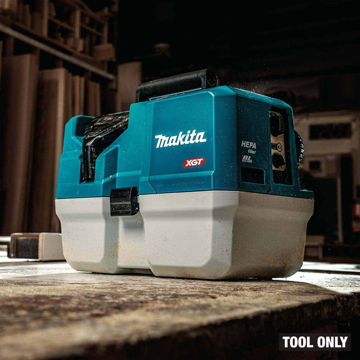 Makita GCV14Z 40V max XGT Brushless Cordless 2 Gallon HEPA Wet/Dry Dust Extractor/Vacuum, Tool Only - 11