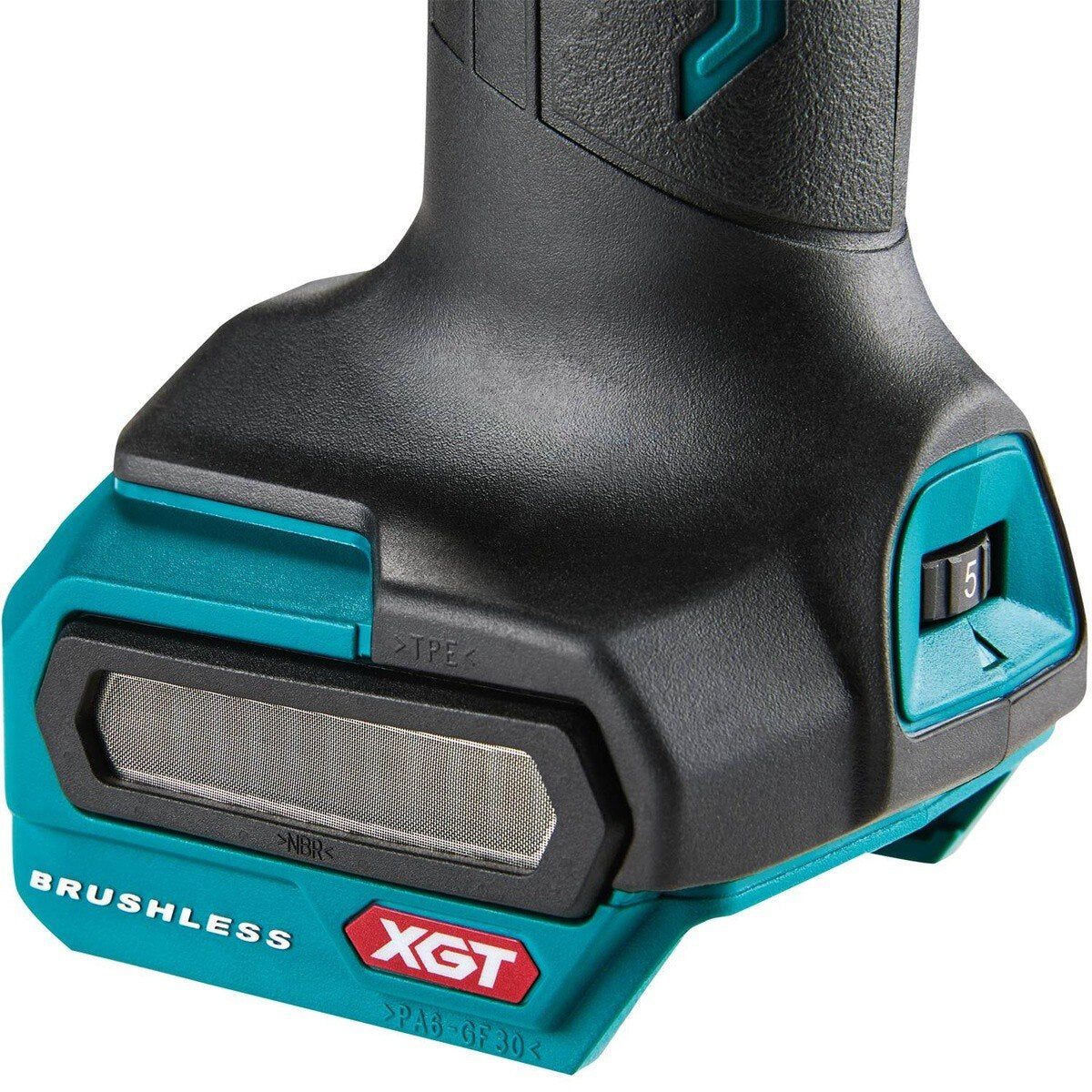 Makita GDG01Z 40V max XGT Cordless 1/4" Slide Switch Die Grinder Variable Speed with Electric Brake Tool Only - 5