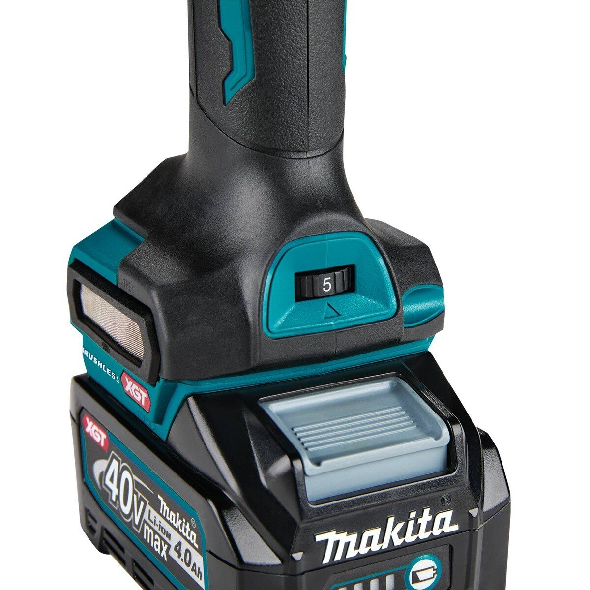 Makita GDG02Z 40V max XGT Cordless 1/4" Paddle Switch Die Grinder Variable Speed with Electric Brake Tool Only - 3