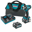 Makita GDT04D 40V max XGT Brushless High Torque 4-Speed Impact Driver Kit (2.5Ah Batteries)