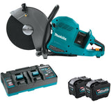 Makita GEC01PL 80V max (40V max X2) XGT Brushless 14" Power Cutter Kit, with AFT, Electric Brake (8.0Ah)