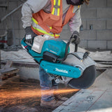 Makita GEC01Z 80V max (40V max X2) XGT Brushless 14" Power Cutter with AFT, Electric Brake, Tool Only - 13