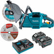 Makita GEC03T 40V max XGT Brushless Cordless 9" Power Cutter Kit, with AFT, Electric Brake (5.0 Ah)