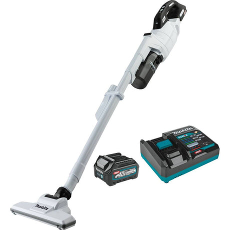 Makita GLC03R1 40V max XGT Brushless Cordless Cyclonic 4-Speed HEPA Filter Compact Stick Vacuum Kit (2.0Ah)