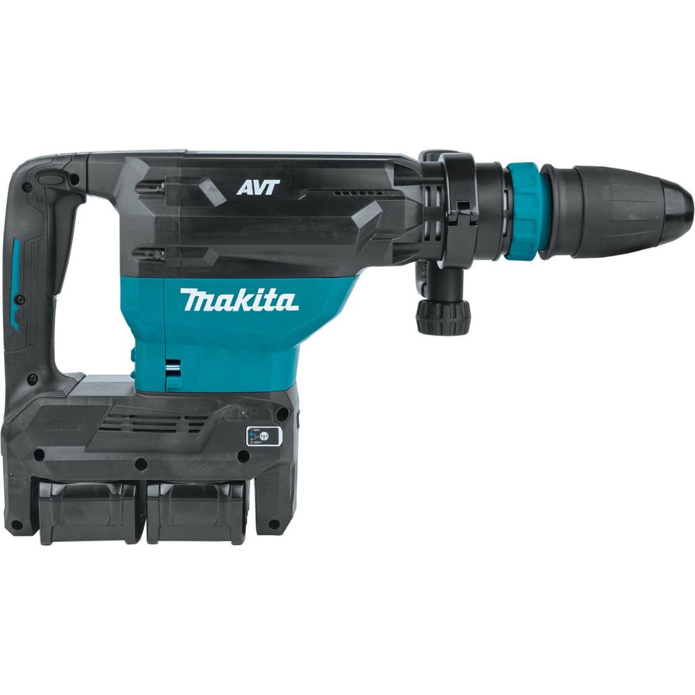 Makita GMH02PM 80V max (40V max X2) XGT Brushless 28 lb. AVT Demolition Hammer Kit, accepts SDS-MAX bits, dual port charger, AWS Capable, case (4.0Ah) - 8