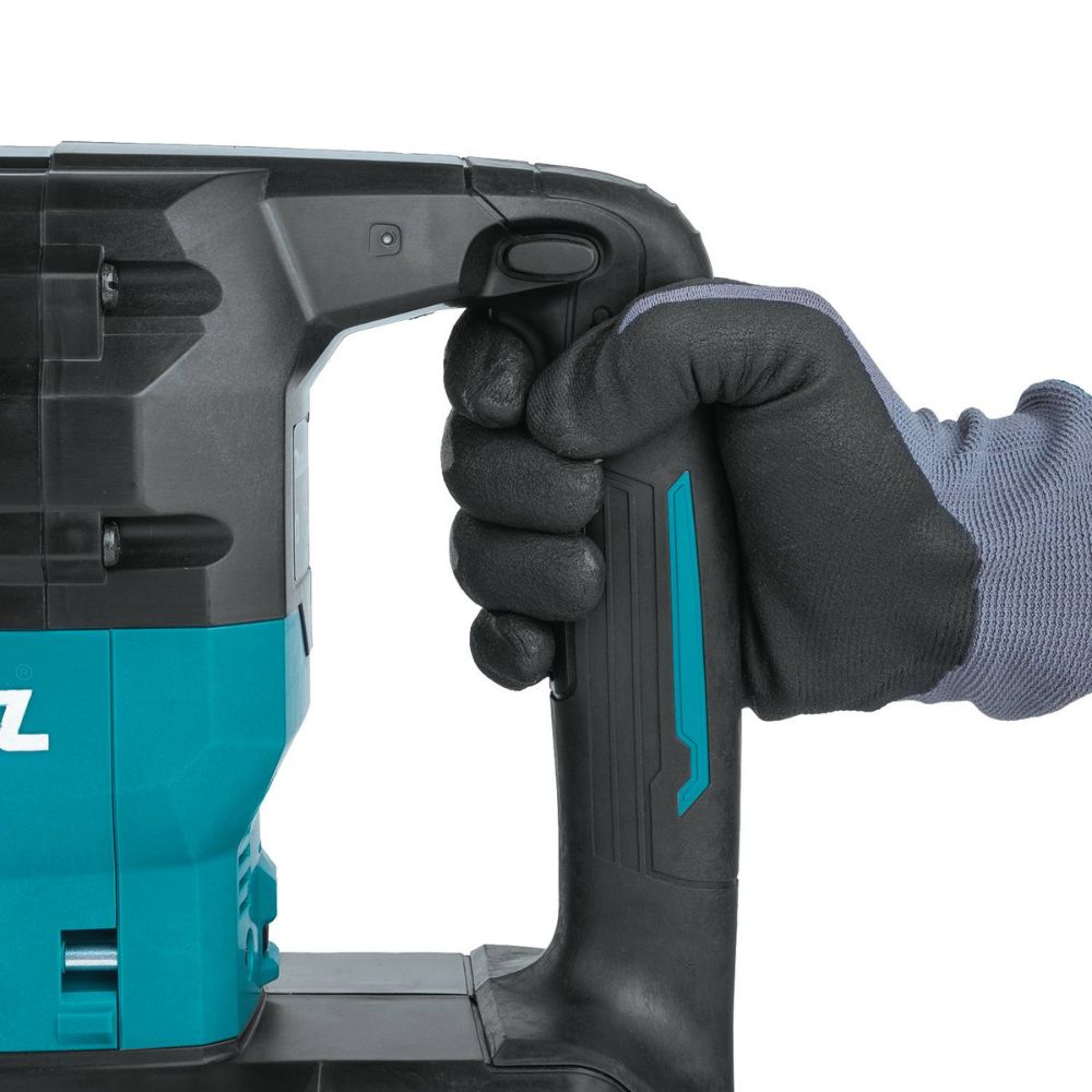 Makita GMH02PM 80V max (40V max X2) XGT Brushless 28 lb. AVT Demolition Hammer Kit, accepts SDS-MAX bits, dual port charger, AWS Capable, case (4.0Ah) - 11