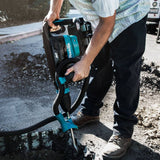 Makita GMH02PM 80V max (40V max X2) XGT Brushless 28 lb. AVT Demolition Hammer Kit, accepts SDS-MAX bits, dual port charger, AWS Capable, case (4.0Ah) - 25