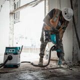 Makita GMH02PM 80V max (40V max X2) XGT Brushless 28 lb. AVT Demolition Hammer Kit, accepts SDS-MAX bits, dual port charger, AWS Capable, case (4.0Ah) - 31