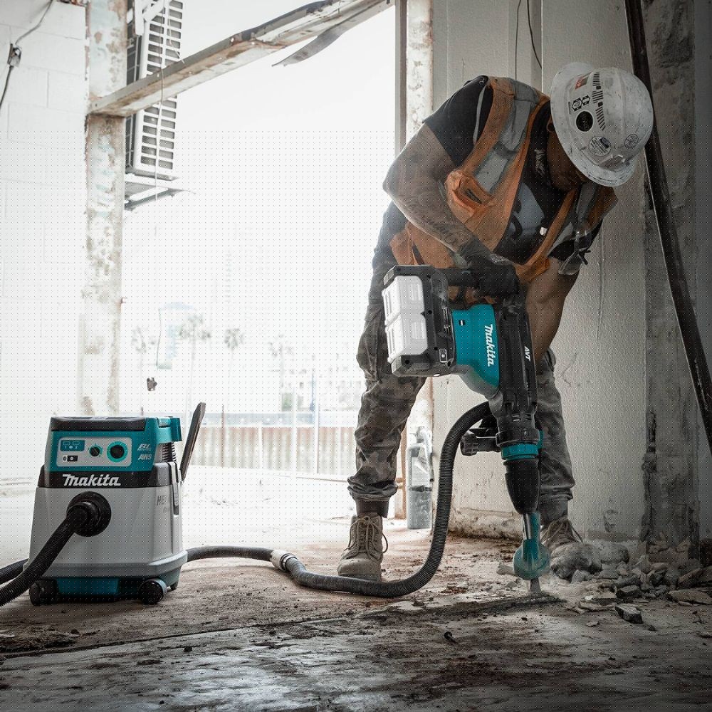 Makita GMH02Z 80V max (40V max X2) XGT Brushless 28 lb. AVT Demolition Hammer, accepts SDS-MAX bits, AWS Capable (Tool Only) - 19