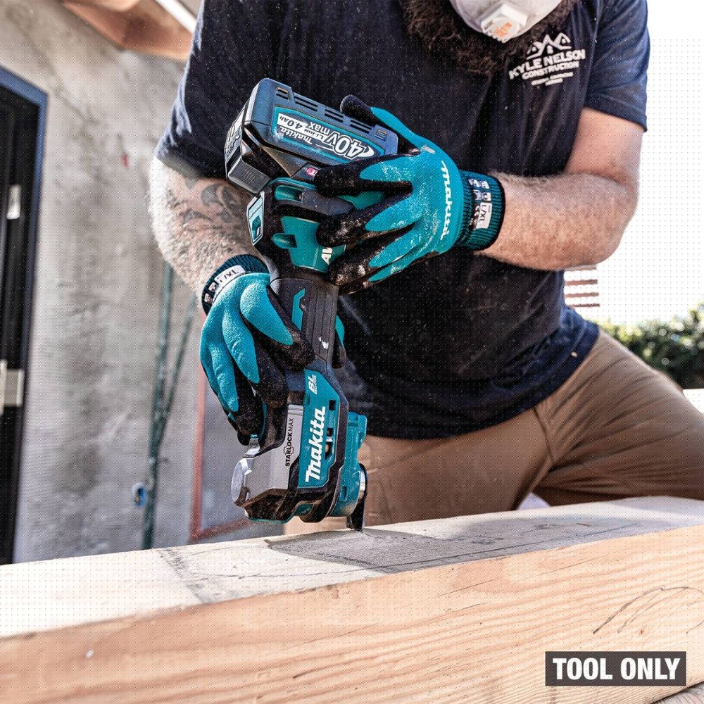 Makita GMT01Z 40V max XGT Brushless Cordless StarlockMax Oscillating Multi-Tool, Tool Only - 24