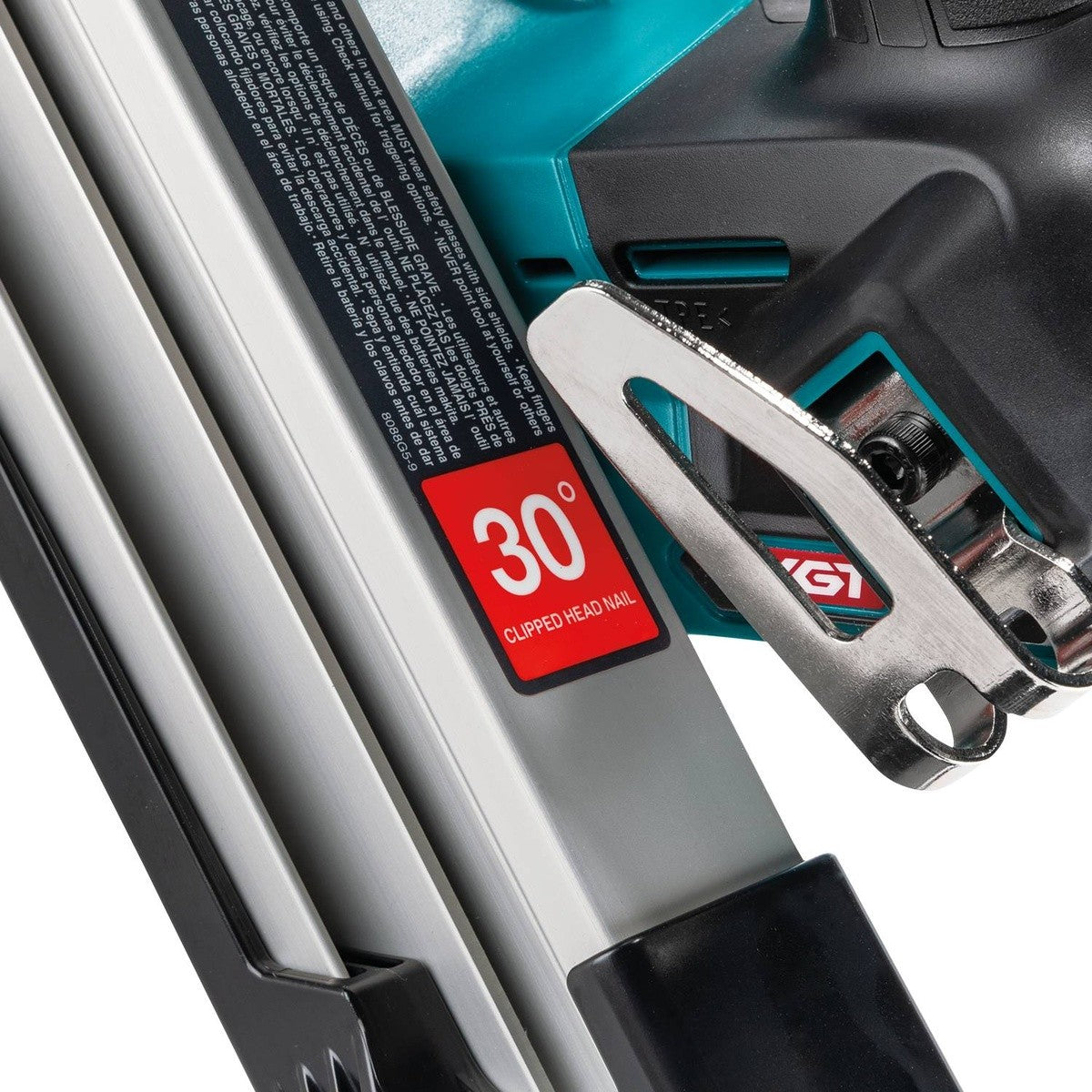 Makita GNB01Z 40V Max XGT Brushless Cordless 30 Degree Clipped Head 3-1/2" Framing Nailer Tool Only - 2