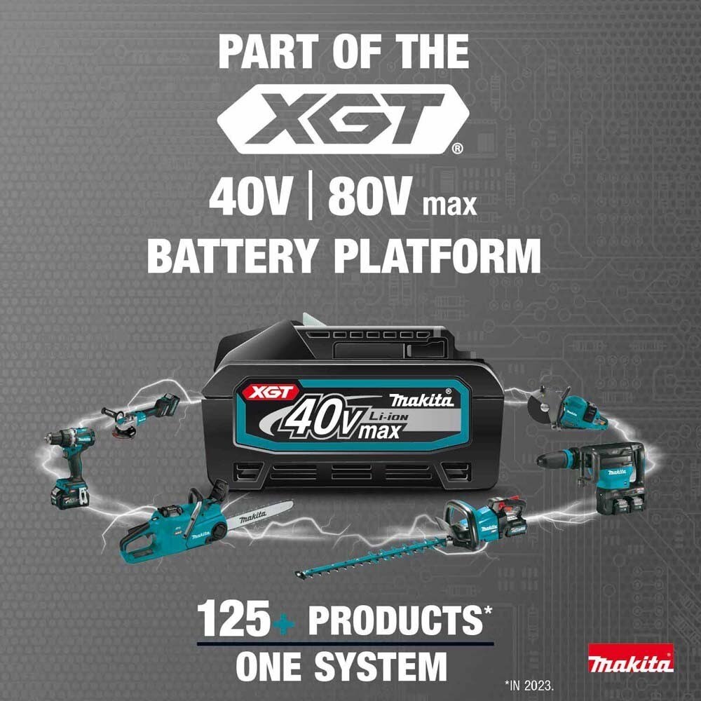 Makita GNU01M1 40V max XGT Brushless Cordless 24" Articulating Pole Hedge Trimmer Kit (4.0Ah) - 14