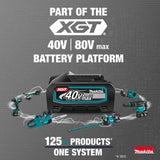 Makita GNU01M1 40V max XGT Brushless Cordless 24" Articulating Pole Hedge Trimmer Kit (4.0Ah) - 14