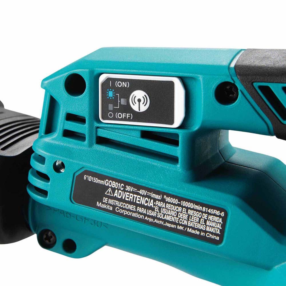 Makita GOB01CZ 40V max XGT Brushless Cordless 6-in. Random Orbit Sander (Tool Only) - 8