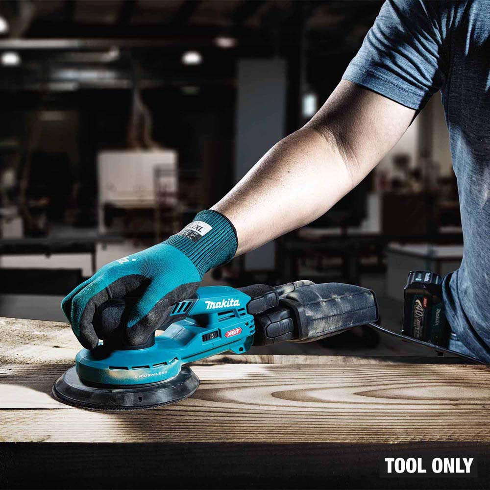 Makita GOB01CZ 40V max XGT Brushless Cordless 6-in. Random Orbit Sander (Tool Only) - 13