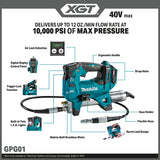 Makita GPG01Z 40V Max XGT Brushless Cordless Grease Gun Tool Only - 2