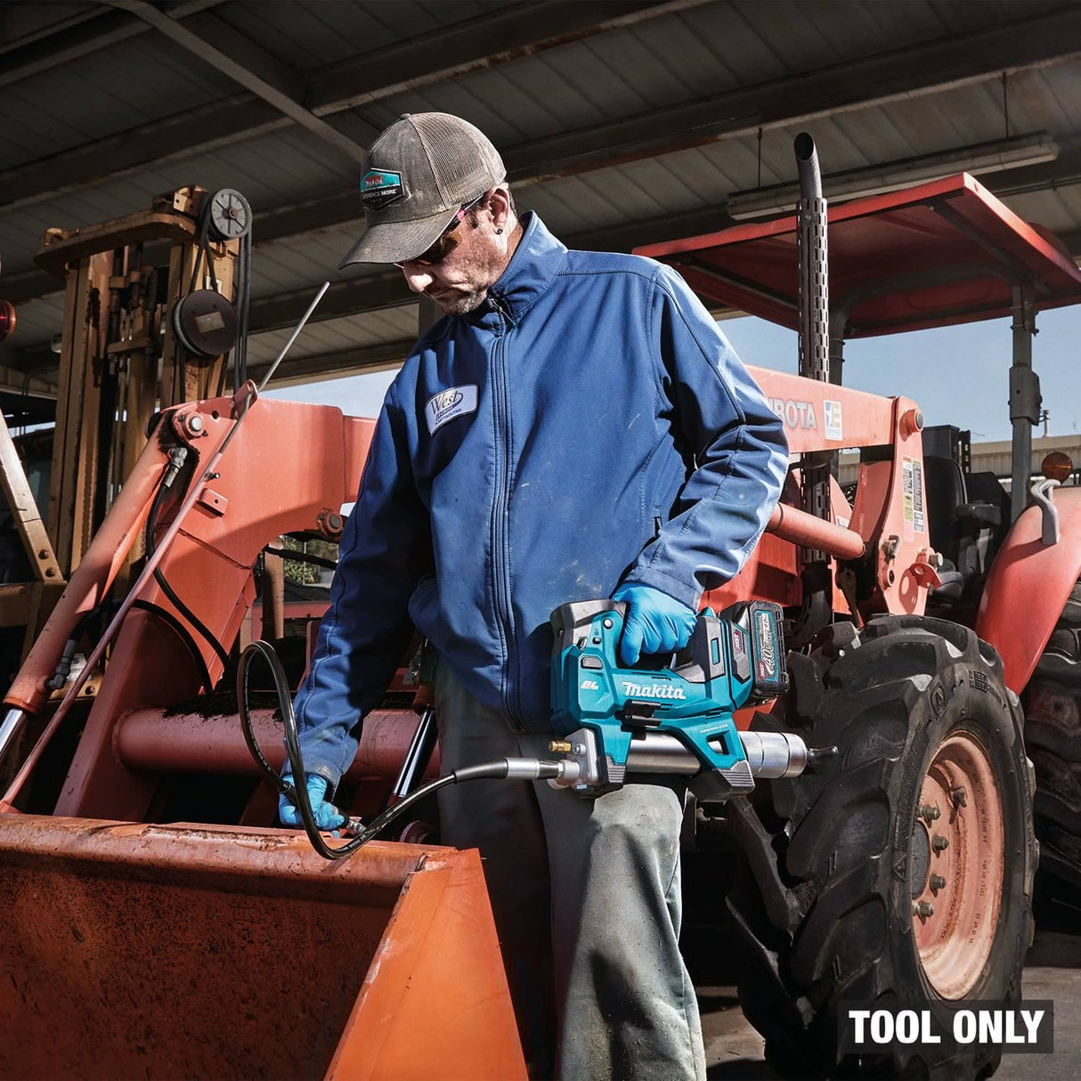 Makita GPG01Z 40V Max XGT Brushless Cordless Grease Gun Tool Only - 8