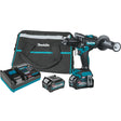 Makita GPH01D 40V max XGT® 1/2" Hammer Driver-Drill Kit (2.5Ah)