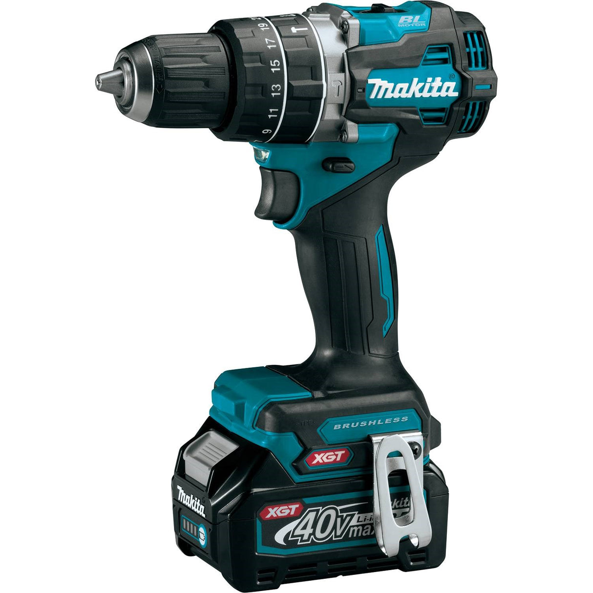 Makita GPH02D 40V max XGT® Compact 1/2" Hammer Driver-Drill Kit (2.5Ah) - 2