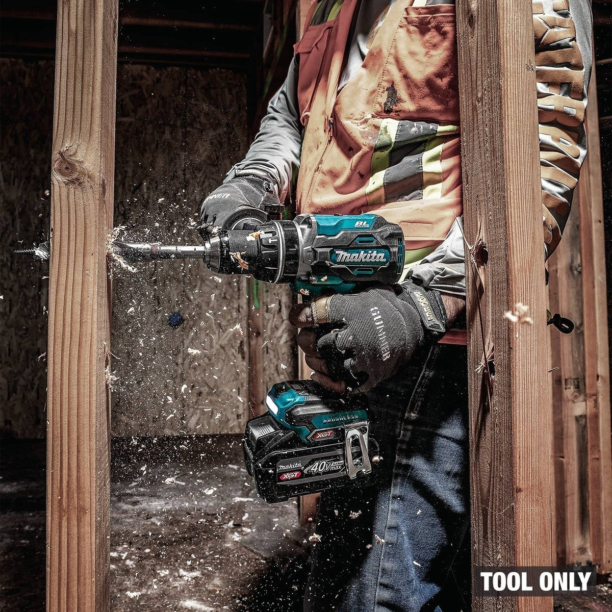 Makita GPH03Z 40V max XGT Brushless Cordless 3 Speed 1/2" Hammer Driver Drill Tool Only - 15