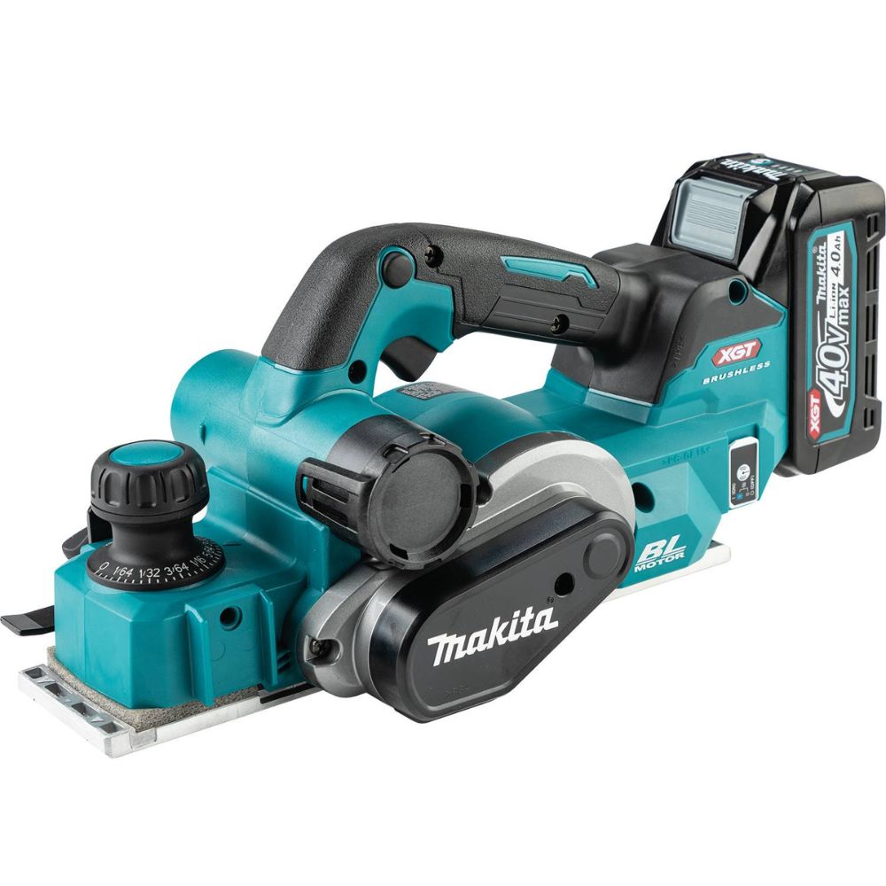 Makita GPK01M1 40V max XGT Brushless Cordless 3-1/4" Planer Kit, AWS Capable (4.0Ah) - 4